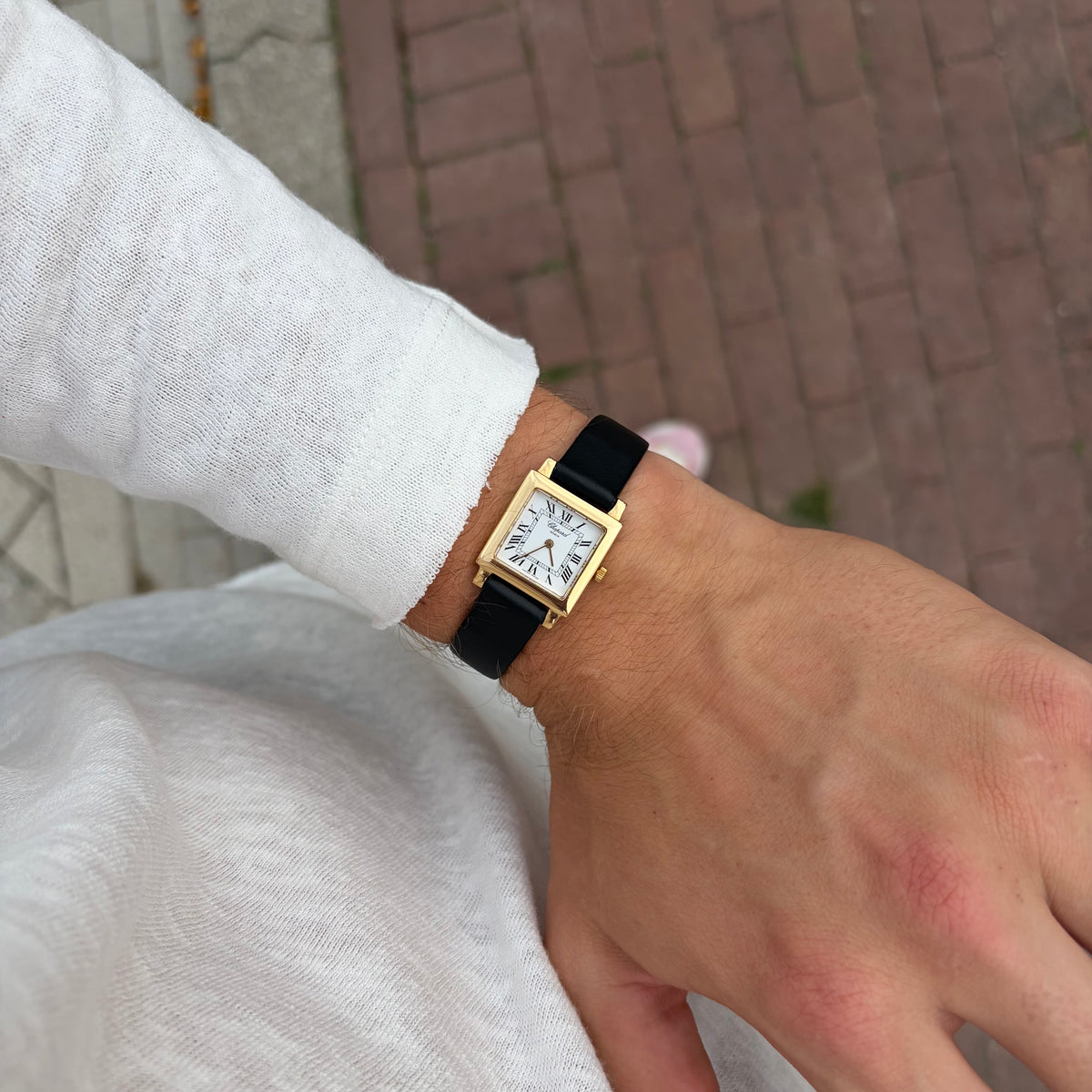 Chopard Squared Dresswatch Ref. 12/7366 18K Yellow Gold