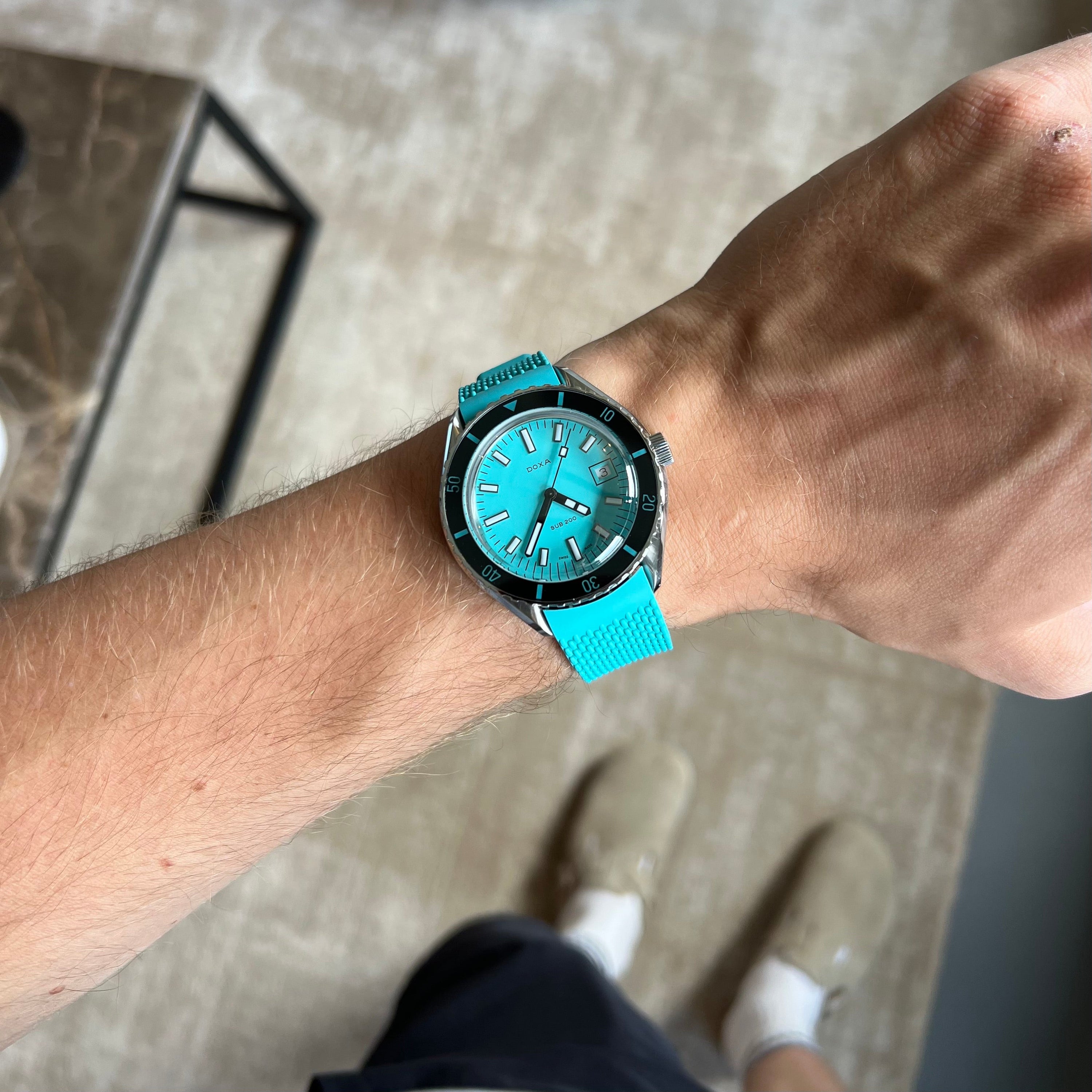 Doxa Sub 200 Aquamarine Ref. 79910.241.25 Full-Set