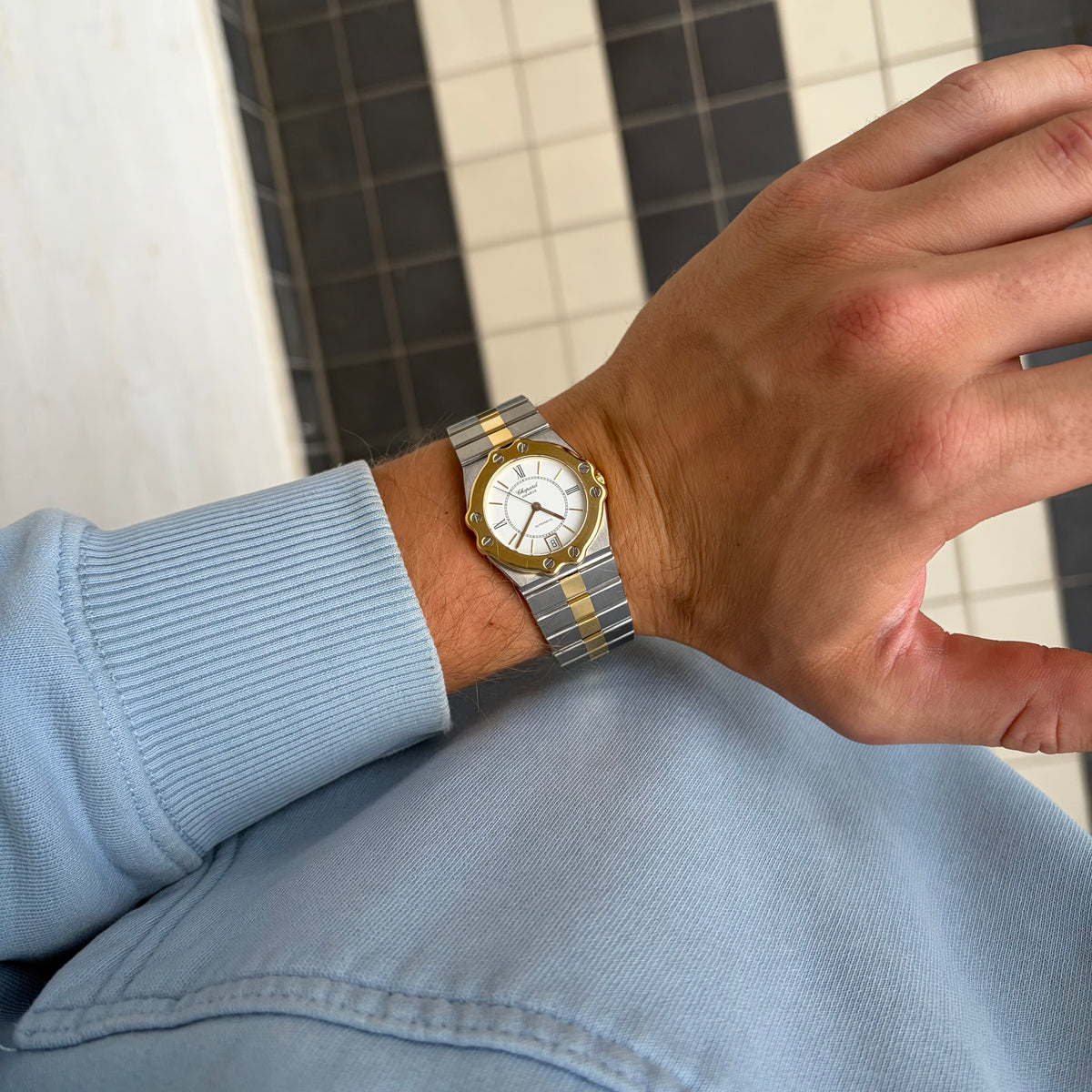 Chopard St. Moritz Ref. 8183 Steel and Gold Automatic