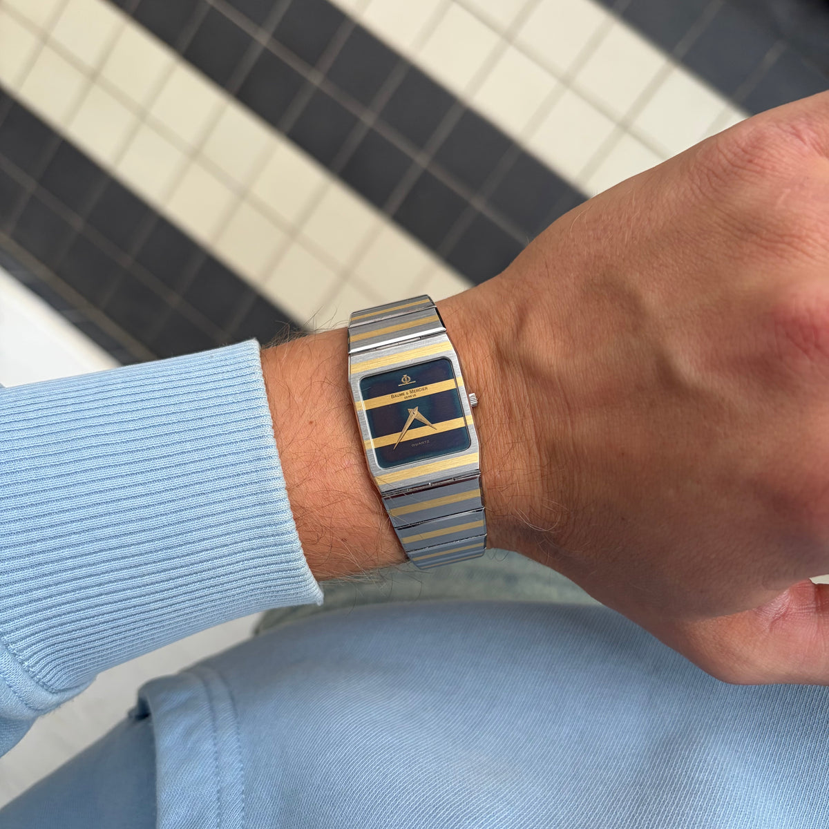 Baume & Mercier Monte Carlo Ref. 5739.038 Zebra Purplish Blue Dial