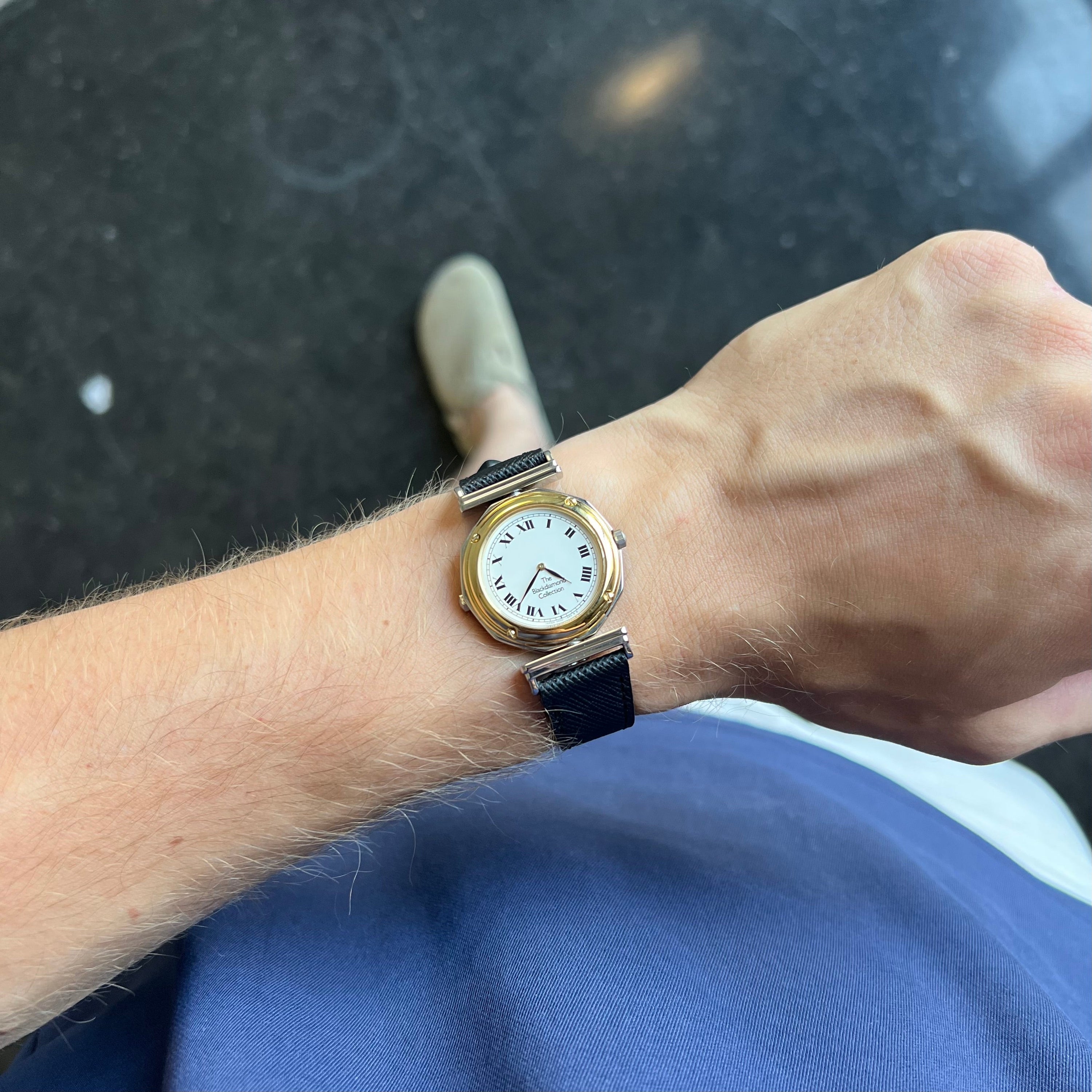 Seiko 'The Blackdiamond Collection' Ref. V400-0420 Reversible Watch