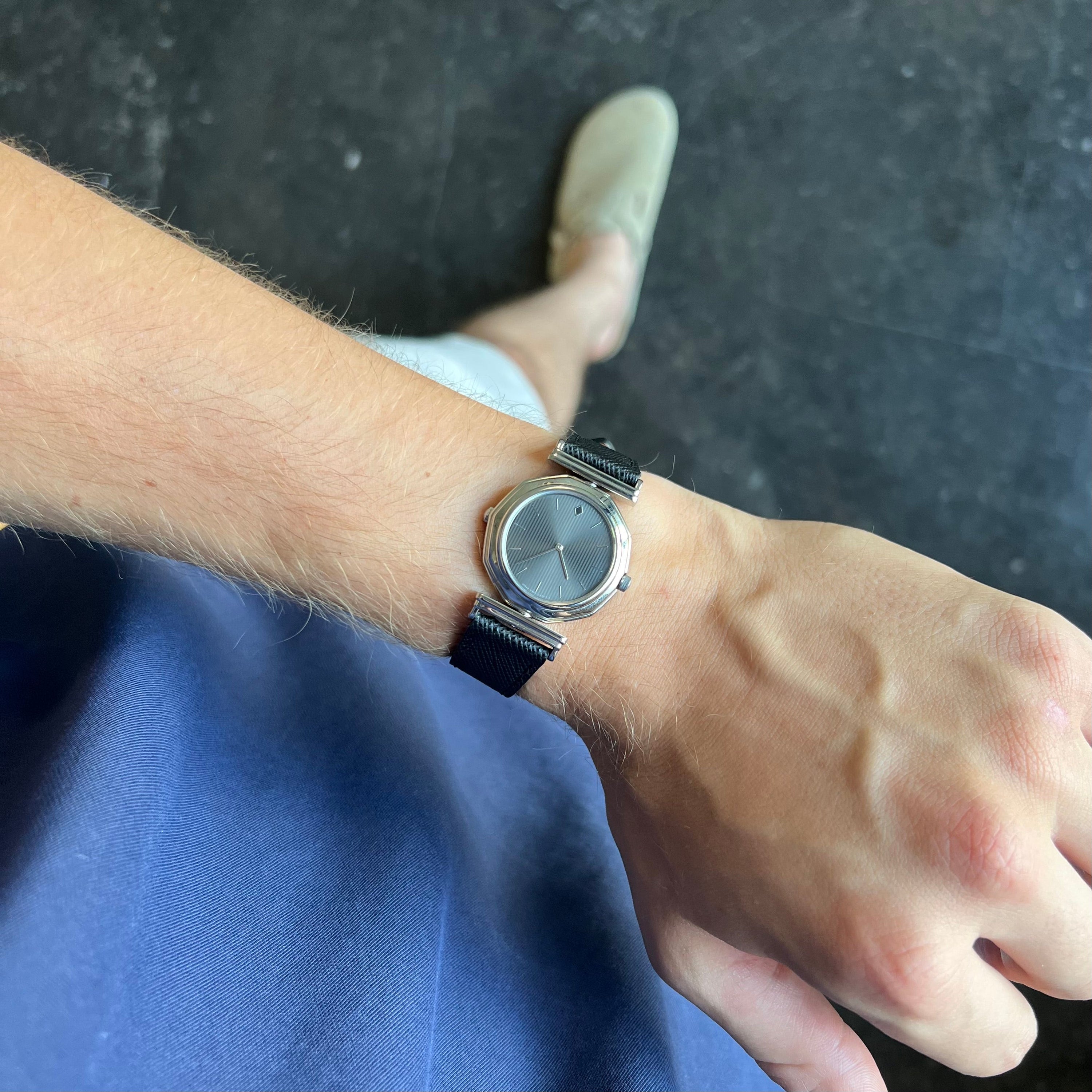 Seiko 'The Blackdiamond Collection' Ref. V400-0420 Reversible Watch