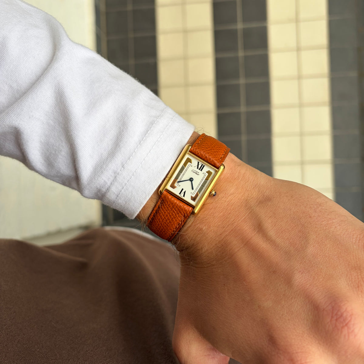 Cartier Tank Must Ref. 590005 White Trinity Dial