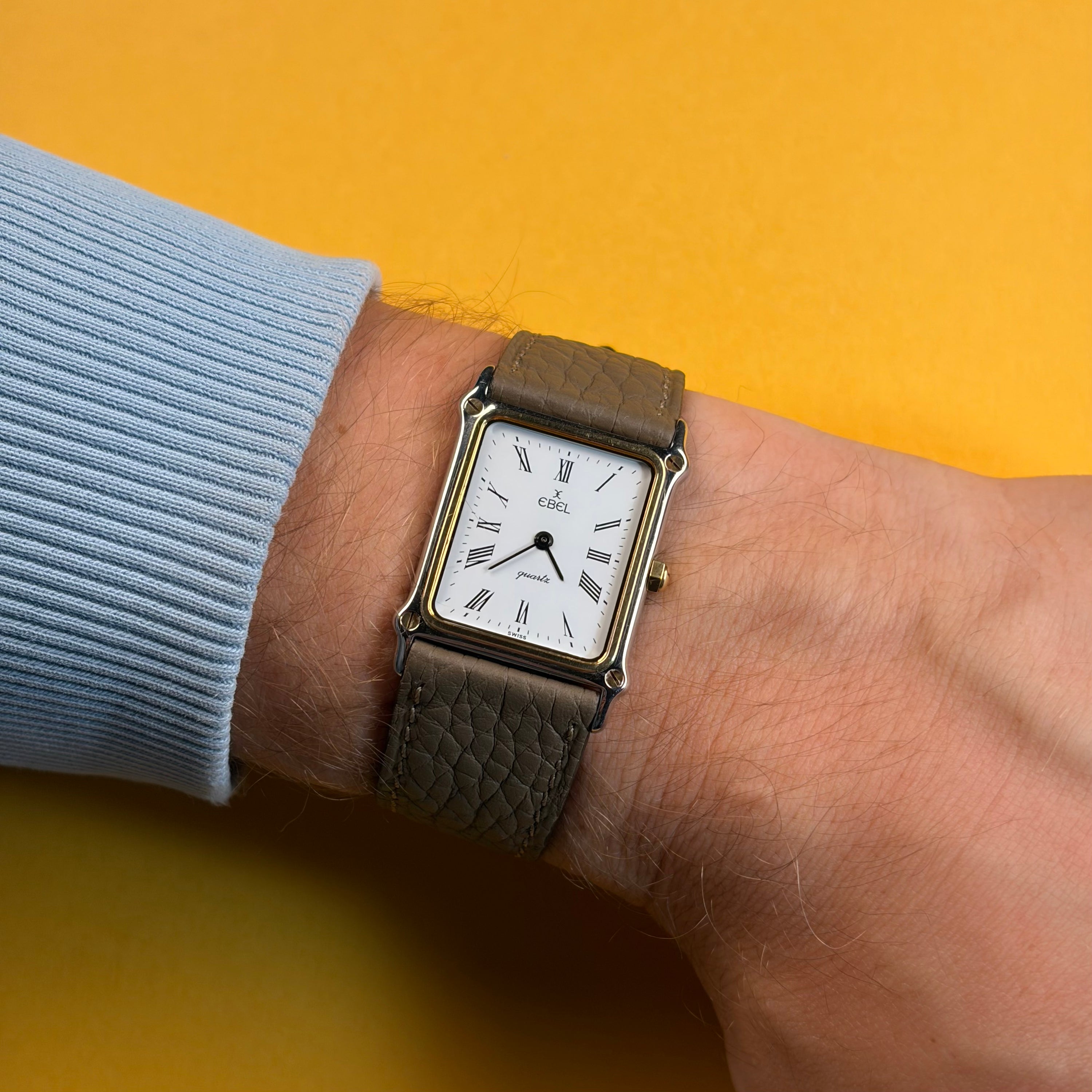 Ebel Tank Ref. 181902 White Roman Dial