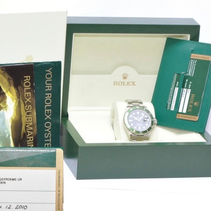 Rolex Submariner Ref. 16610LV 'Kermit' Box and Papers
